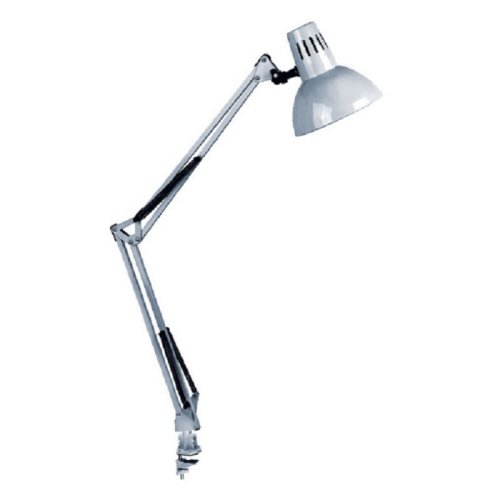 Светильник настольный на струбцине Camelion KD-312 C03 Е27 40Вт Серебро фото Светильник настольный на струбцине Camelion KD-312 C03 Е27 40Вт Серебро картинка